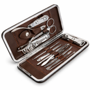 Kit Profissional de Manicure e Pedicure – 12 Peças em Aço Inoxidável