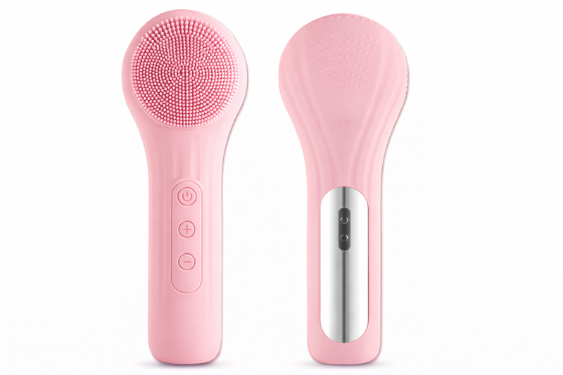 Escova Facial Sônica de Silicone – Limpeza Profunda e Pele Radiante em 3 Minutos!