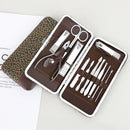 Kit Profissional de Manicure e Pedicure – 12 Peças em Aço Inoxidável